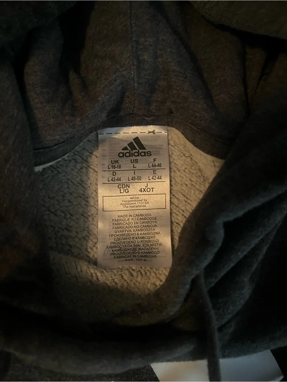 adidas zip up